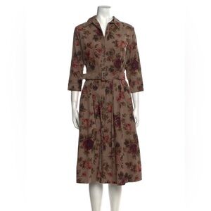 Samantha Sung Corduroy Shirt Dress